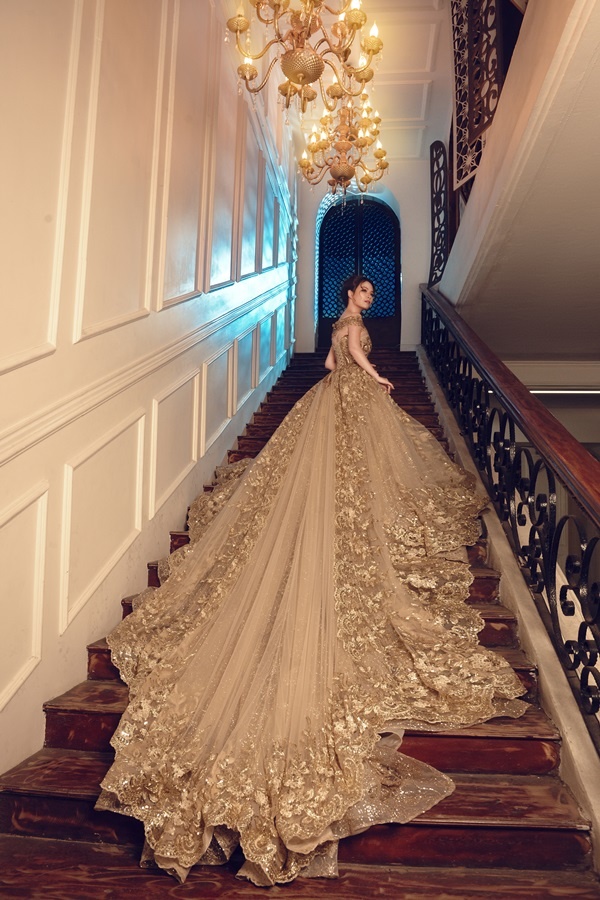 优雅晚礼服,仿佛童话世界的美丽