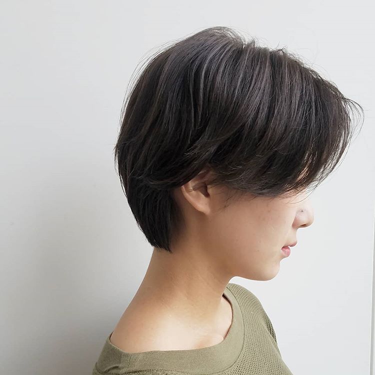 2019年流行简单生活短发随意打理也好看