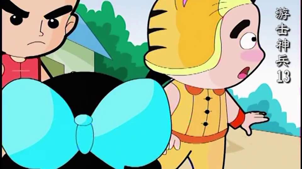 游击神兵:学校着火了,小凤他们想进去看看,日本官兵却不让