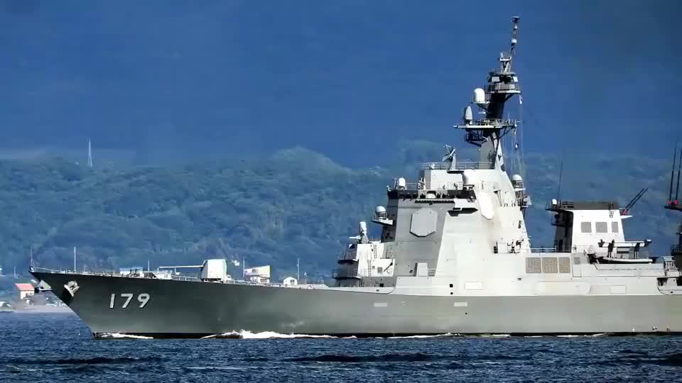 日本摩耶级驱逐舰摩耶号ddg179第五次海试返航