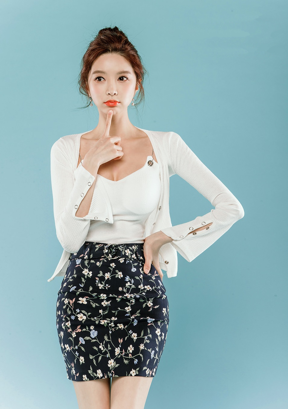 清秀的美丽,贤淑的感觉