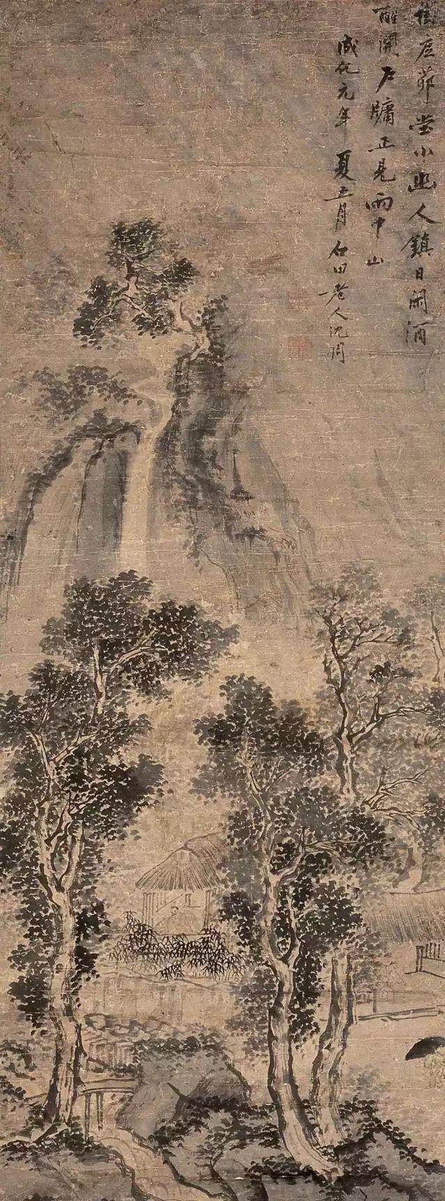 明代沈周高清作品,值得欣赏,感谢分享转发