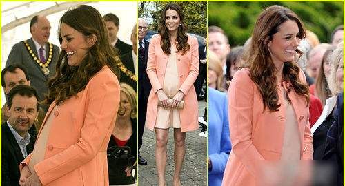 凯特王妃怀孕时有多美看完这4张照片你就明白了