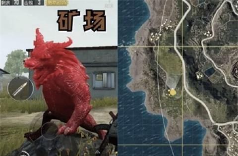 刺激战场：春节一起打年兽，海岛图年兽14个分布点，很多人不知道
