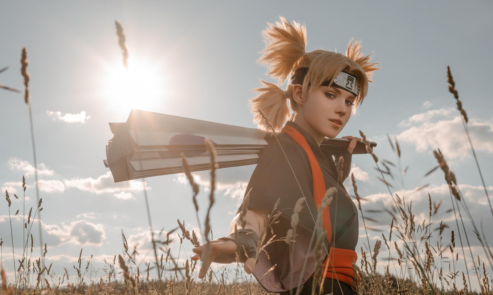 火影忍者风之国美女砂忍手鞠cosplay