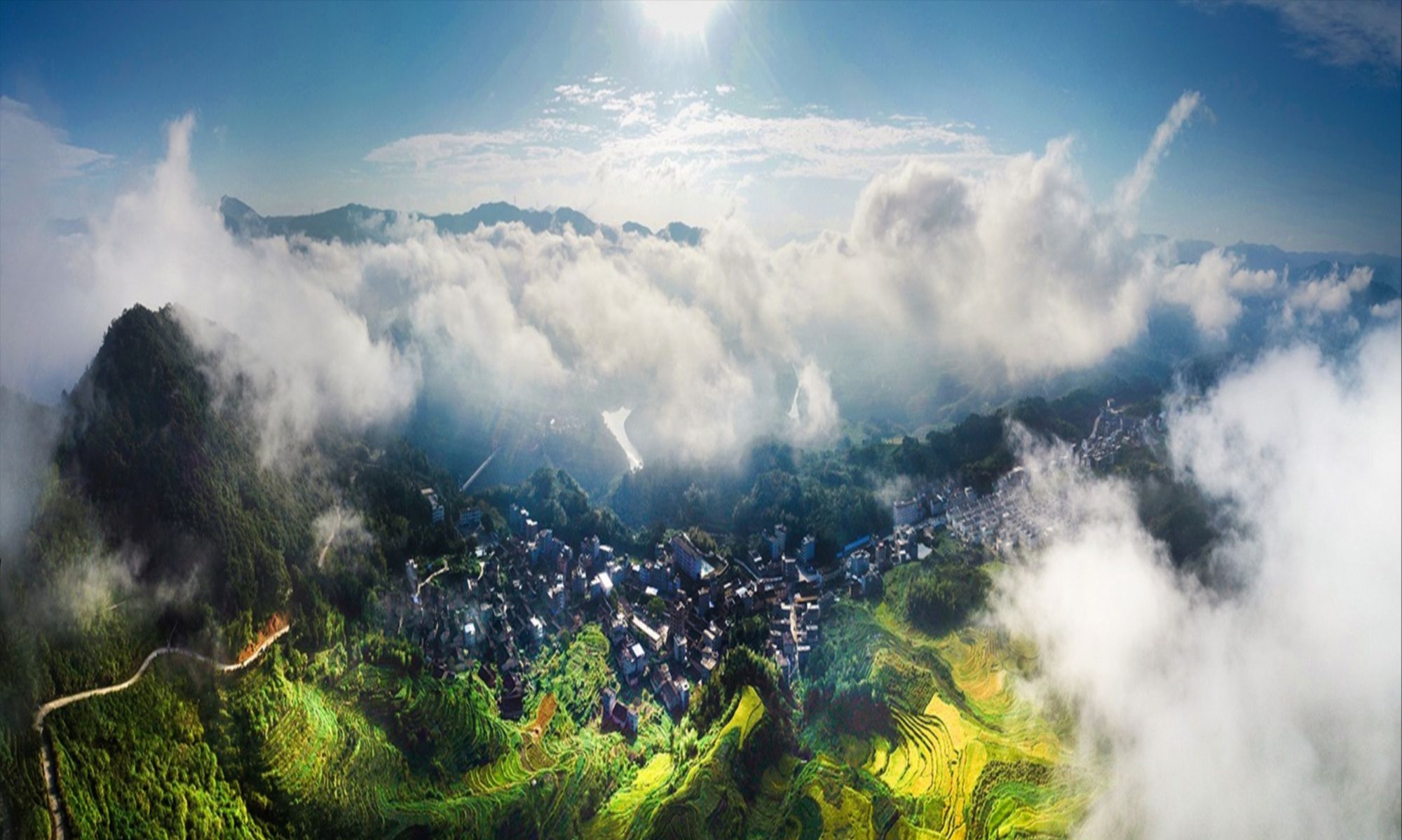 大自然的调色盘,这里的农村的确令人向往!