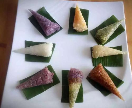 彩色粽子,中华民族的传统美食,简单美味|粽子|摆盘|蔬果汁_新浪新闻