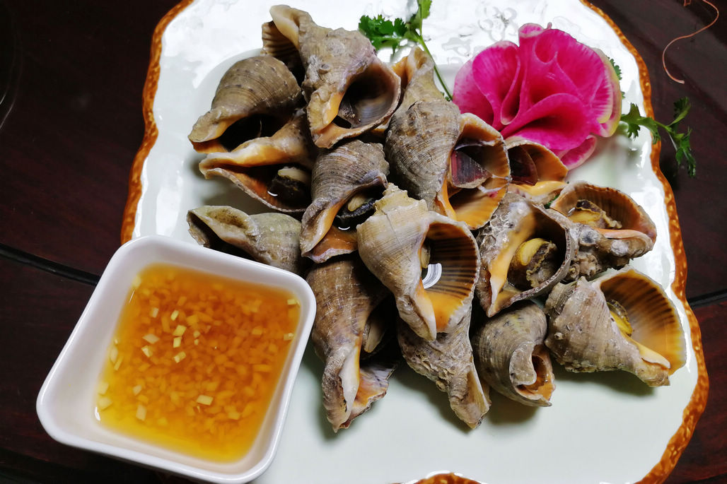 葱拌八带,青岛的著名海鲜凉菜.