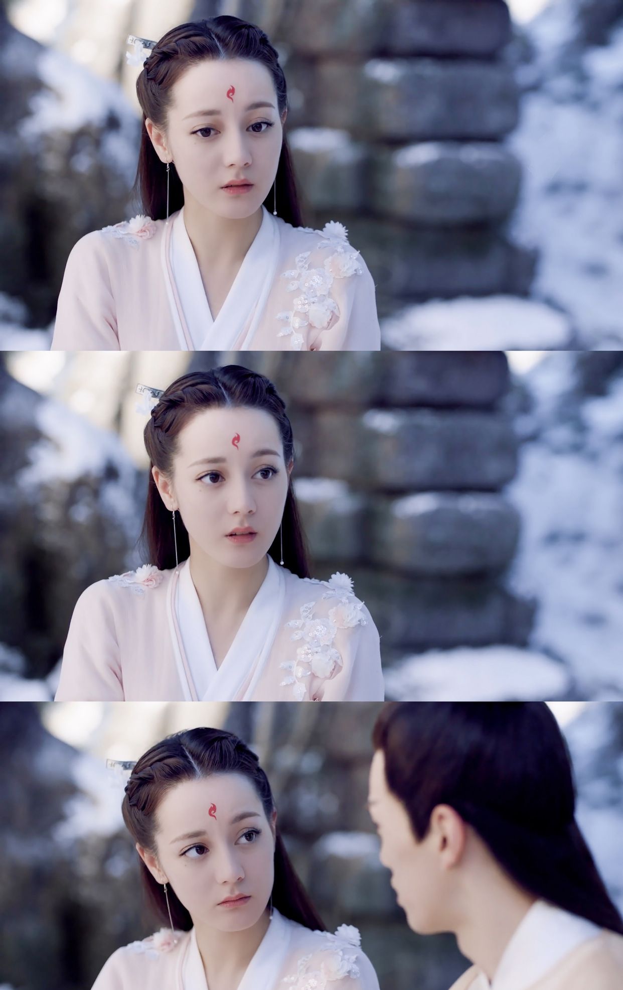 喜欢迪丽热巴的白凤九造型,超级美