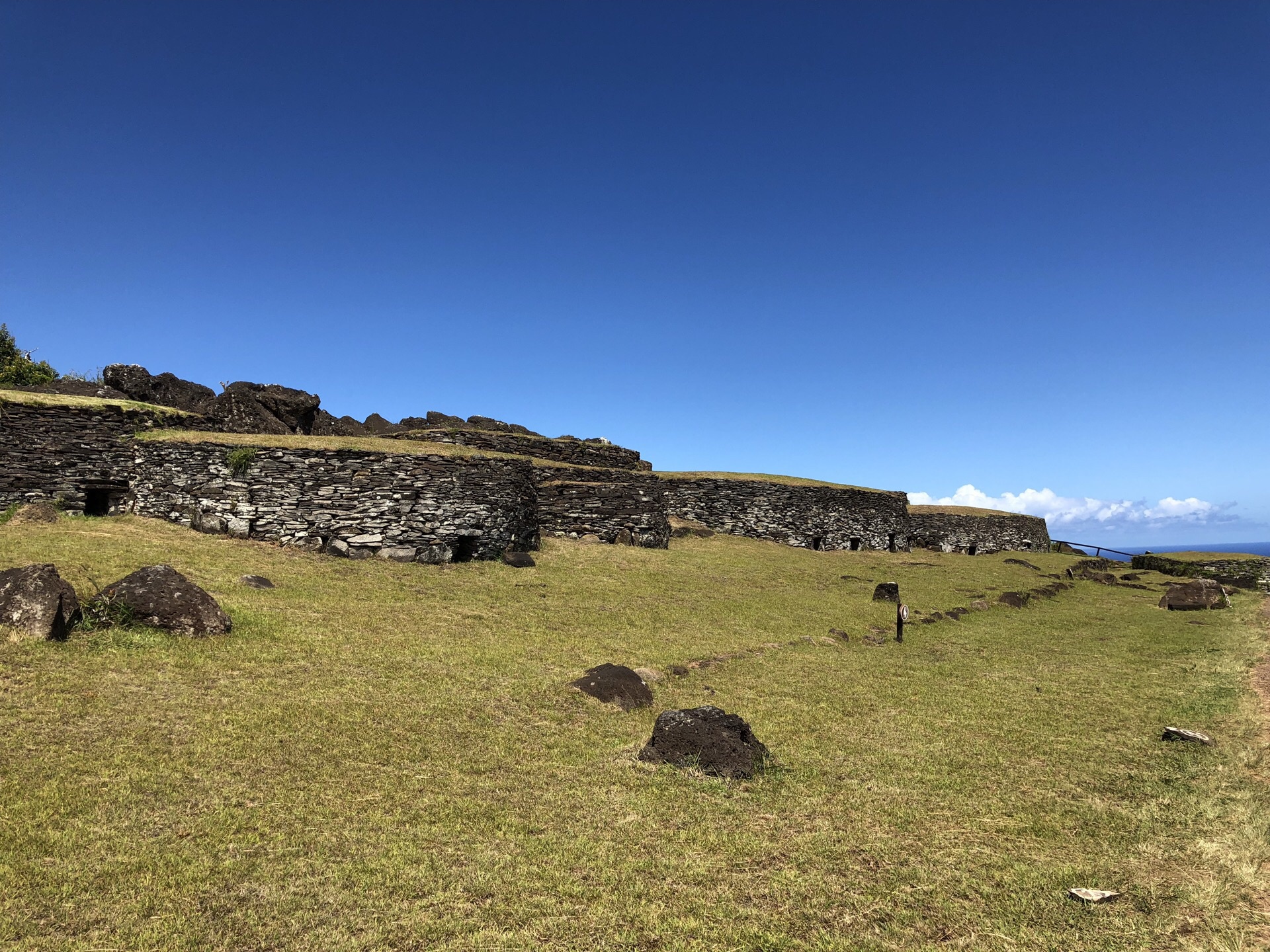 智利 复活节岛 鸟人村遗址