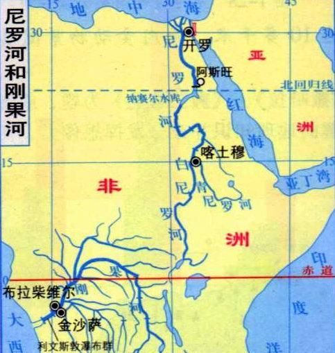 尼罗河,非洲最长的河流,也是古埃及文明的孕育者!