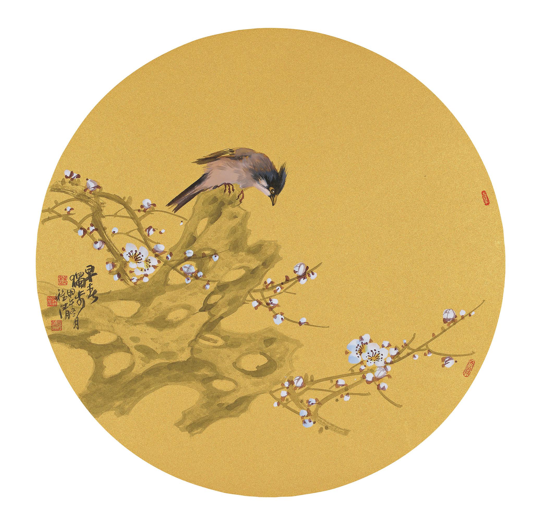 赵雅清的写意花鸟小品,优雅,灵动,赏心悦目