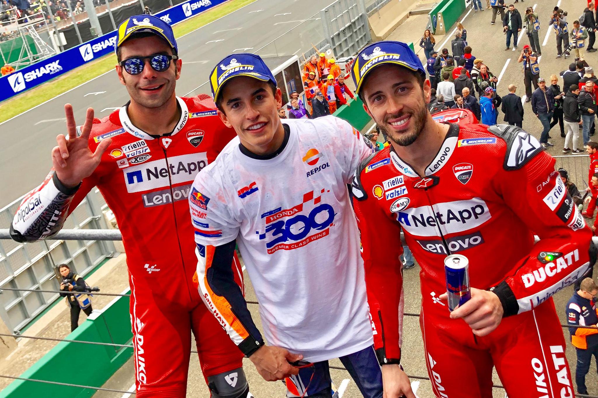 快讯2019motogp法国站马奎斯夺冠罗西第5