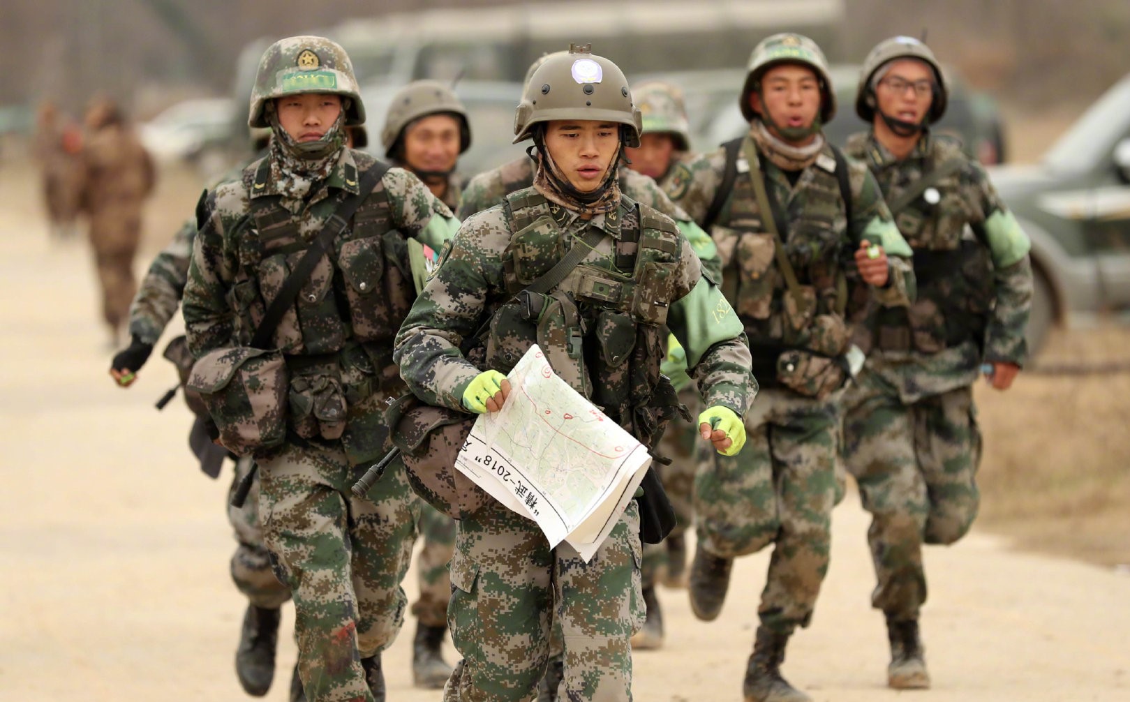 "精武-2018"军事比武,陆军战士亮剑赛场血性十足!