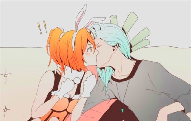 王者荣耀超甜cp合影兰陵王强吻花木兰铠皇变身护妹狂魔