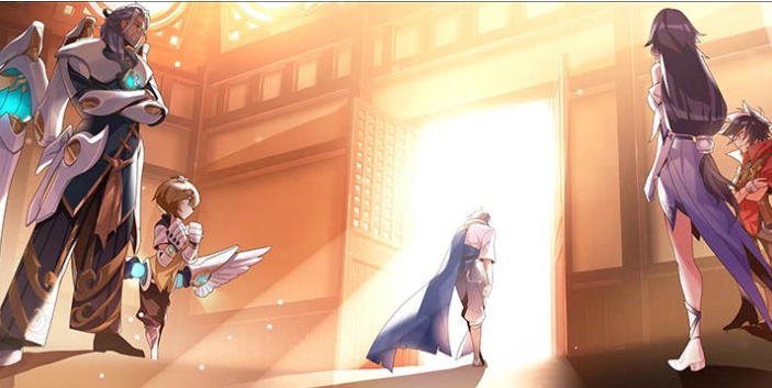 只好沮丧地走出门去,而周围的队友西施,鲁班大师,孙膑和蒙犽定定地