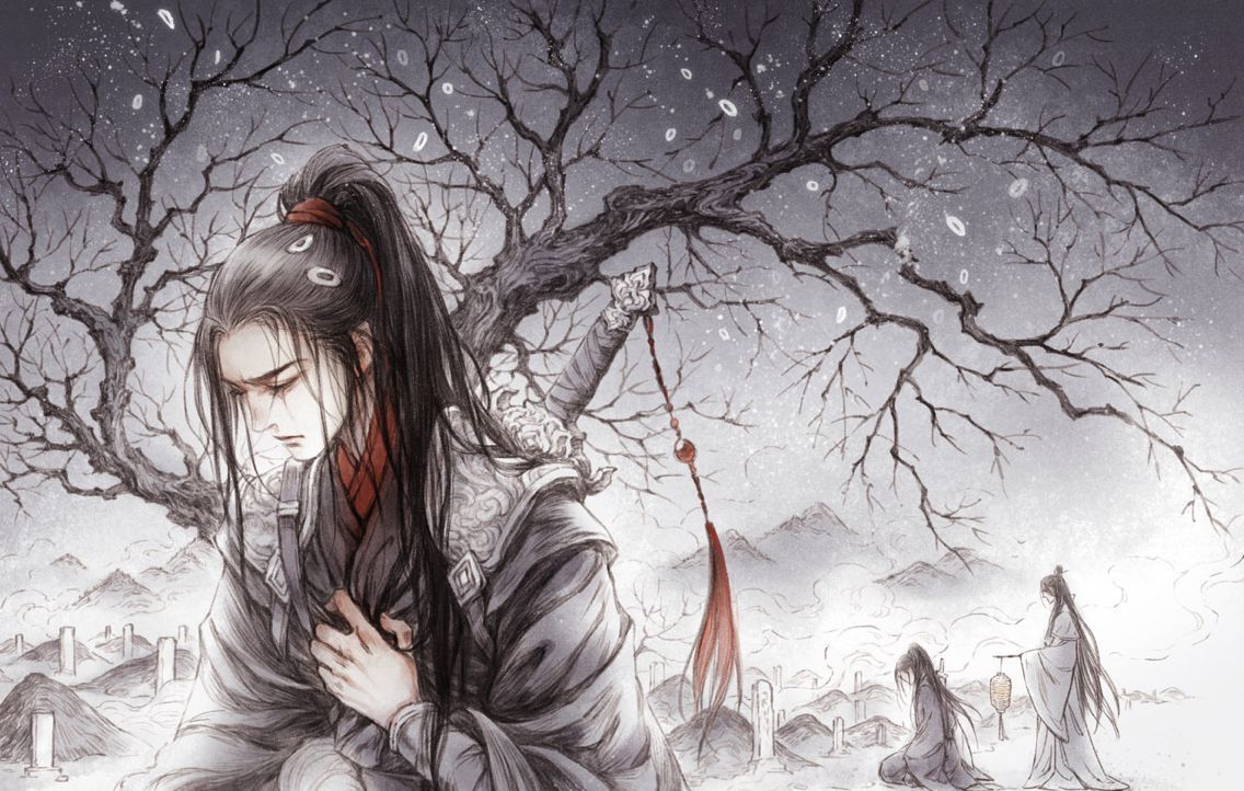 古风玄幻壁纸 这温吞世俗人间烟火 唯你是我的山川青空日月星辰