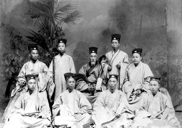 一百年前中国老道士的真实形象真正的仙侠道骨