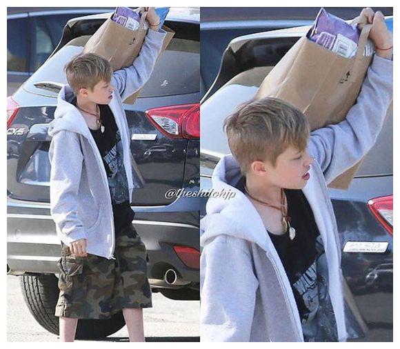 朱莉和皮特的假公子希洛要长大了,姿色秒杀国内外一切小鲜肉