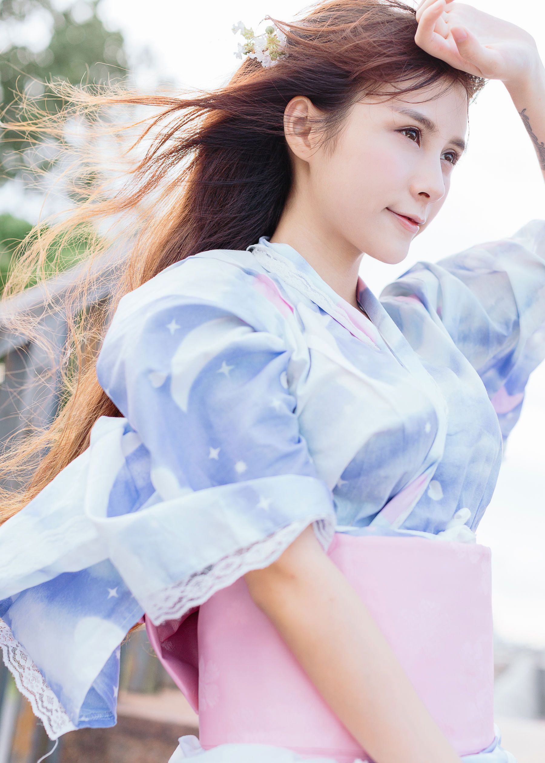 夏美酱的春日和服写真