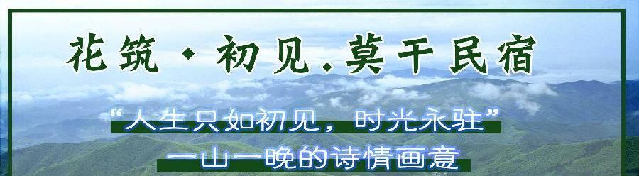莫干山心旅！民宿三选一套餐，远离城市喧嚣睡进山林田园