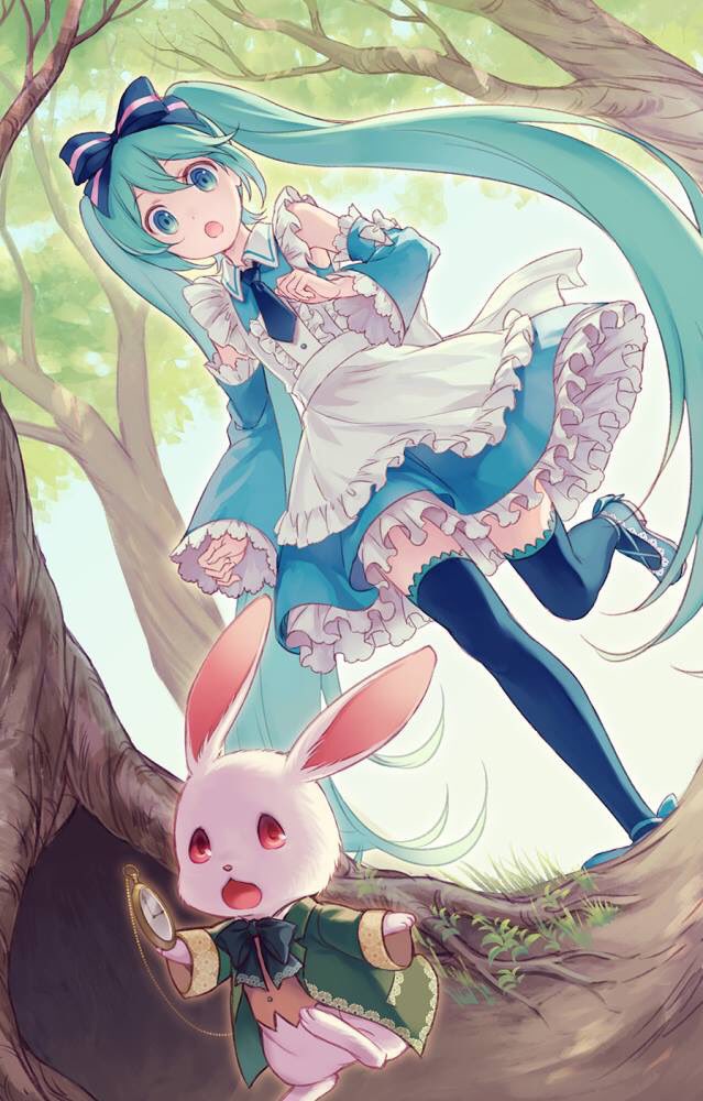 同人图 初音未来为樱花节应援