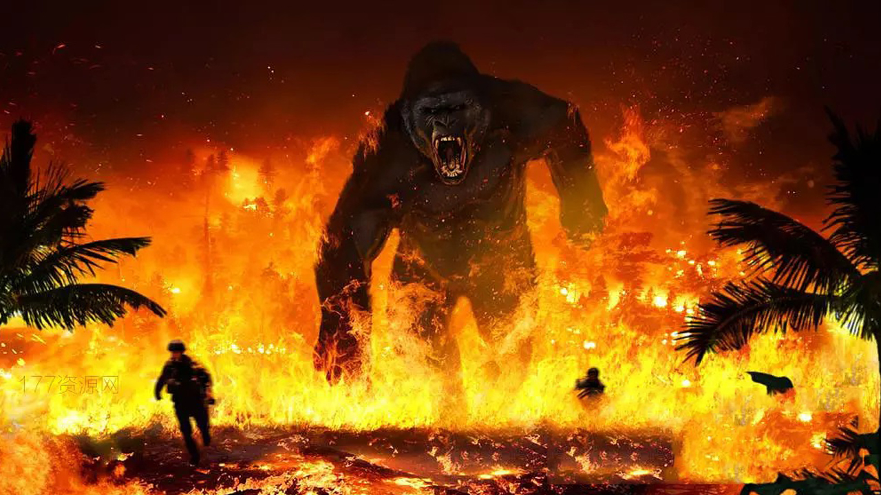 科考队冒险探索骷髅岛,不料被巨型怪兽袭击,最后被神秘生物所救