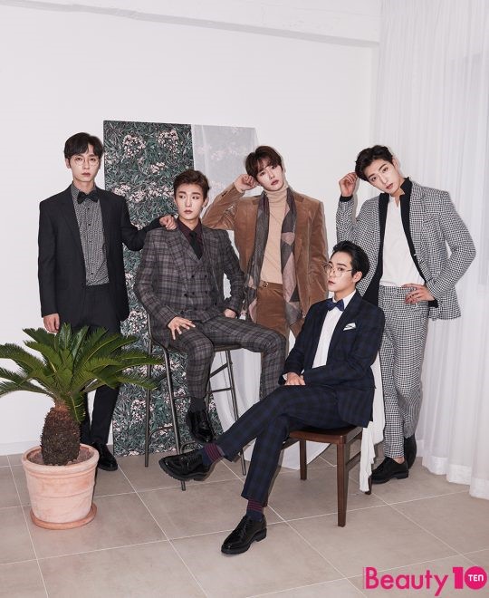 韩国男团the man blk携手拍杂志照