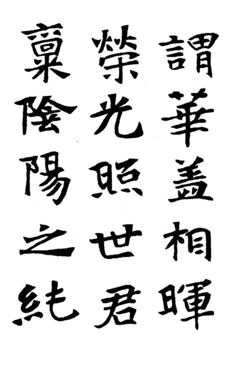 《张黑女墓志》墨迹字帖 册页