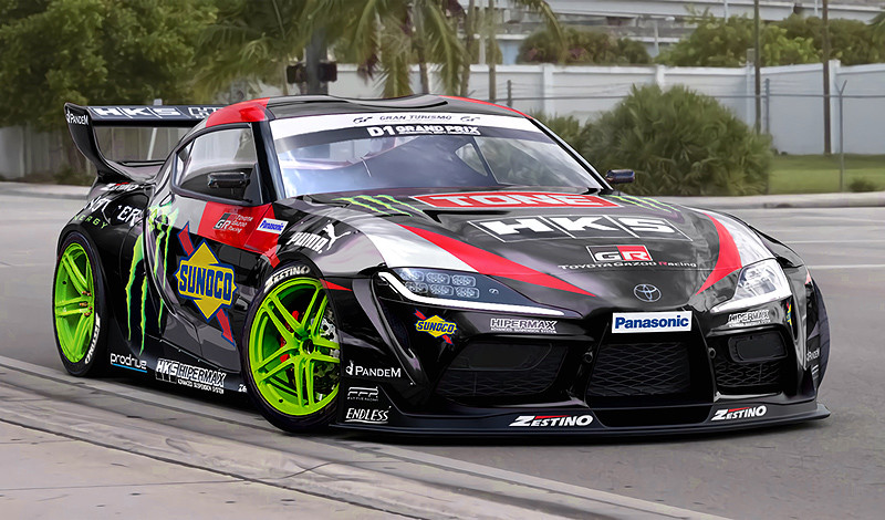 toyota supra改装的赛车