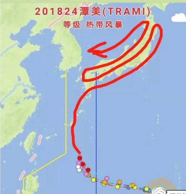 台风潭美最终路径将在十一前夕确定专家极大几率登陆日本
