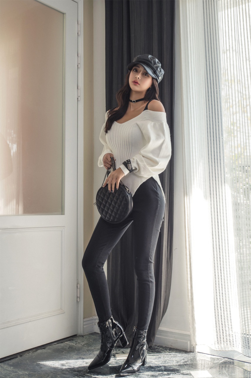 帅气紧身裤曲线最夸张