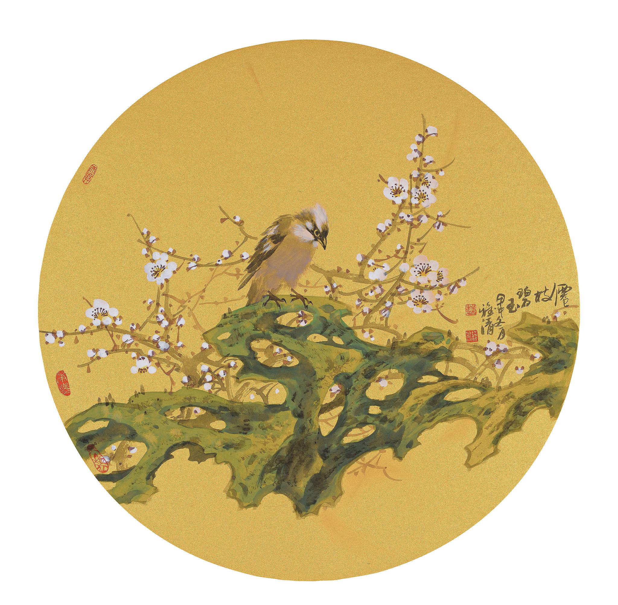 赵雅清的写意花鸟小品,优雅,灵动,赏心悦目