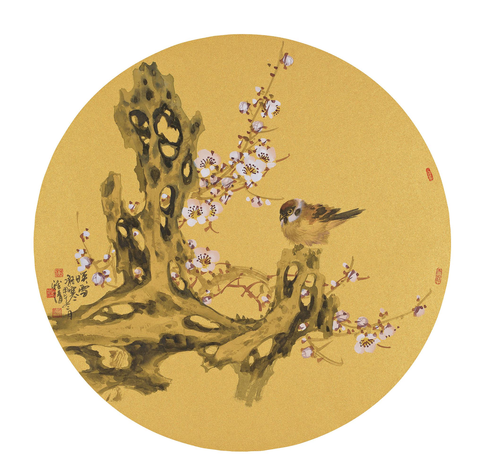 赵雅清的写意花鸟小品,优雅,灵动,赏心悦目