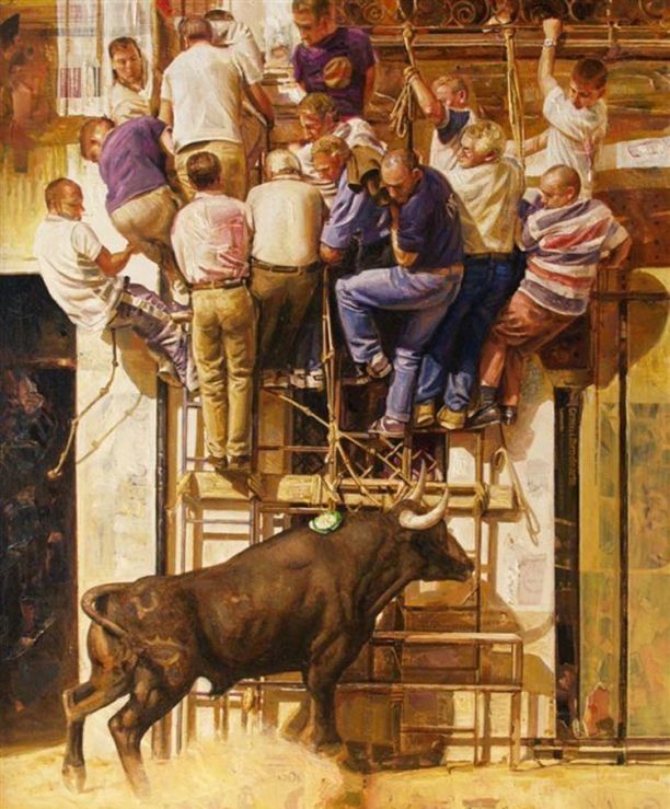 西班牙斗牛士的秘密:艺术大师antonio guzman capel作品欣赏