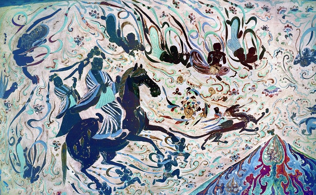 叹为观止众多罕见的敦煌壁画飞天仕女图张骞出使西域