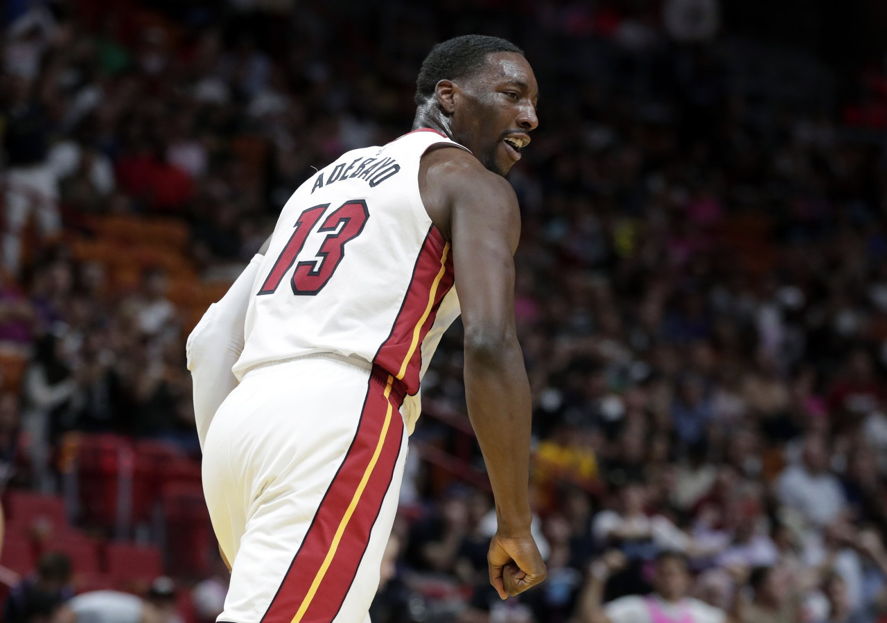 【nba】人物|最火的热巴,进步巨大的阿德巴约在热火变得很美