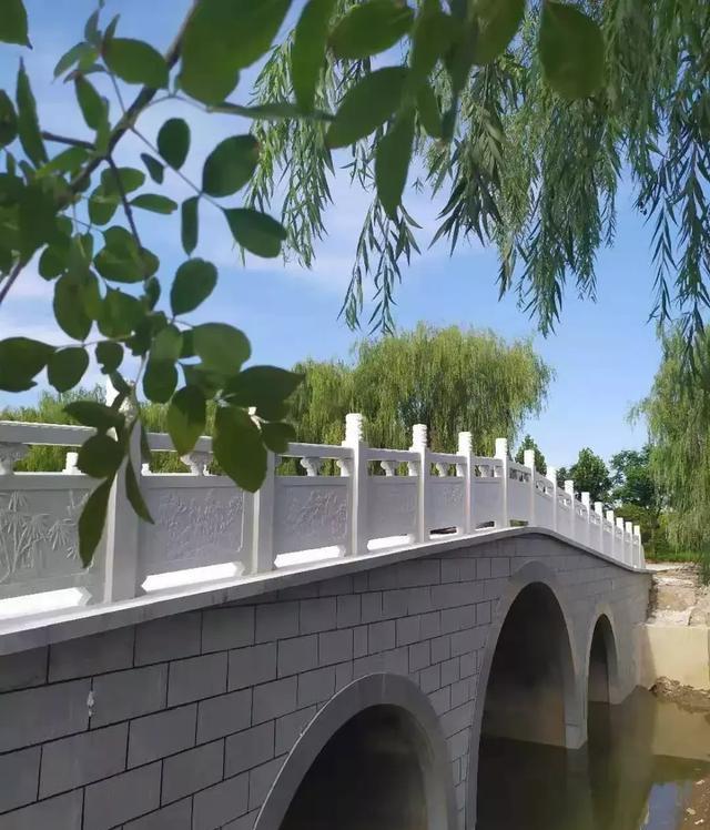 茌平金牛湖风景区新增两座景观桥