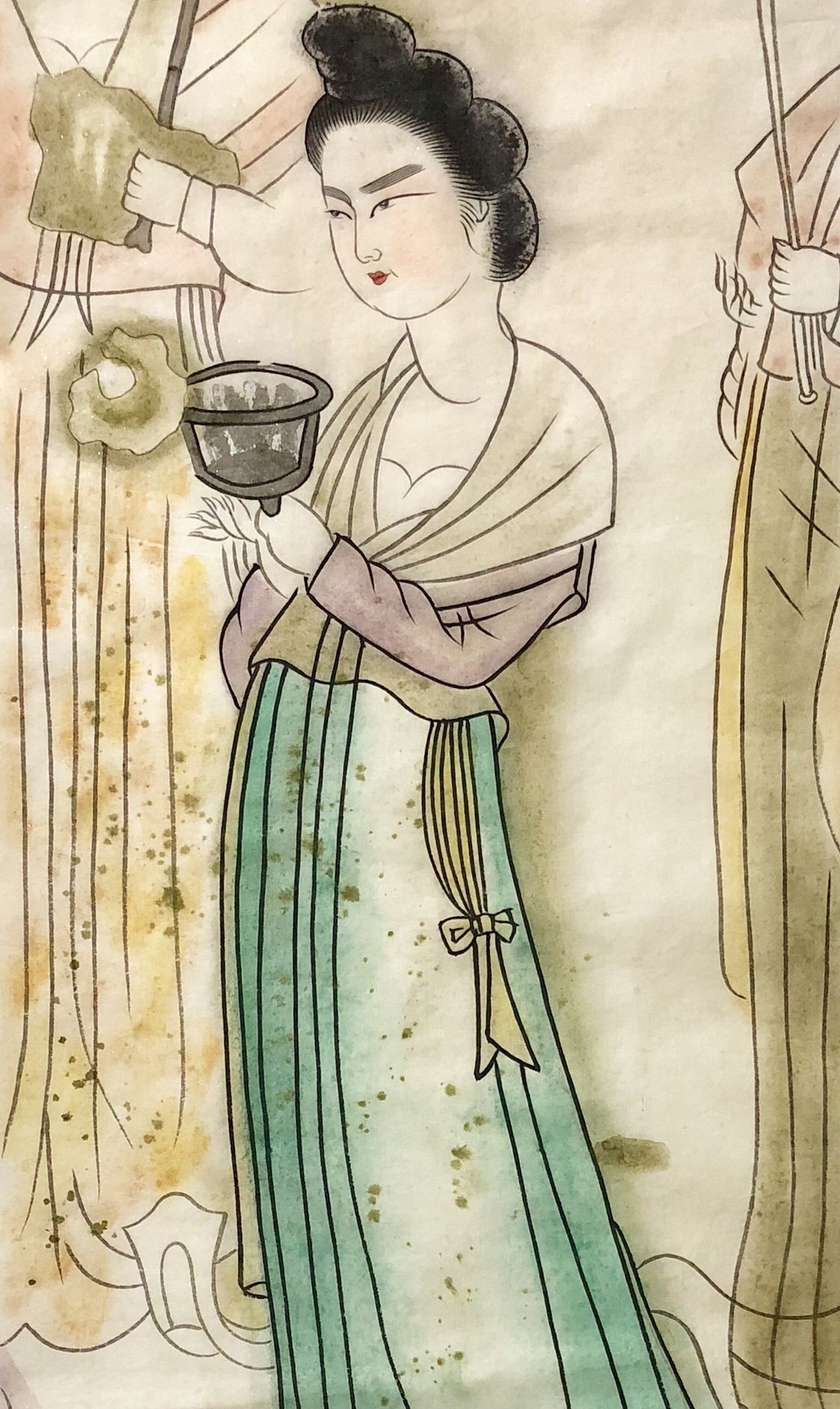 唐永泰公主墓壁画手绘版本人练习作品