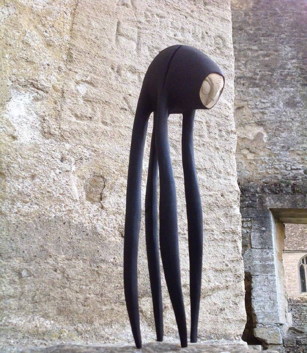 一组橡树创意雕塑艺术作品图,神奇的外星生物诞生