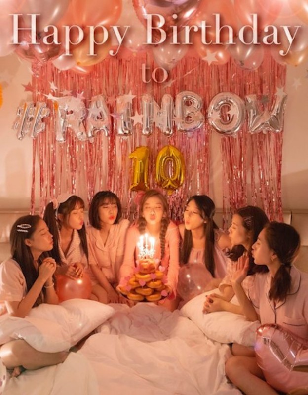 RAINBOW与粉丝一起庆祝出道10周年 11月14日发表纪念单曲《OVER THE RAINBOW》