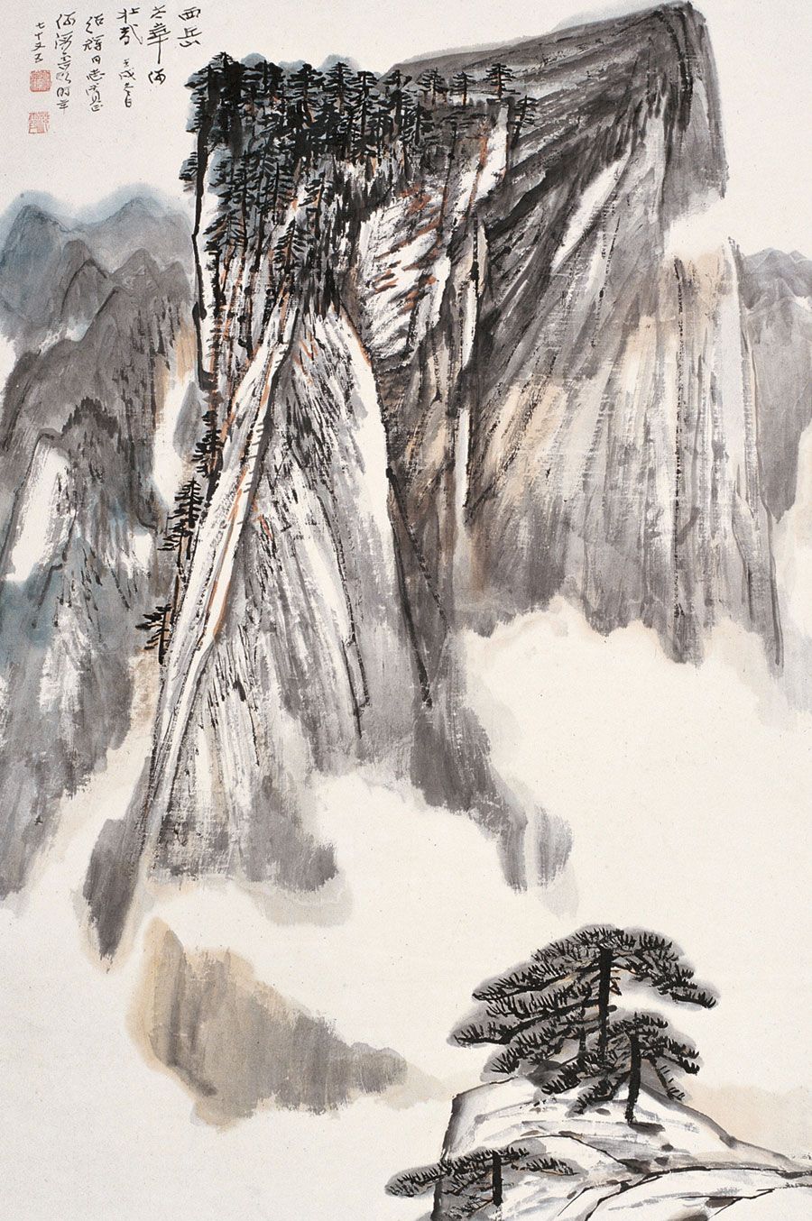 传世经典:立意新奇笔力雄健,现代画家何海霞山水画欣赏