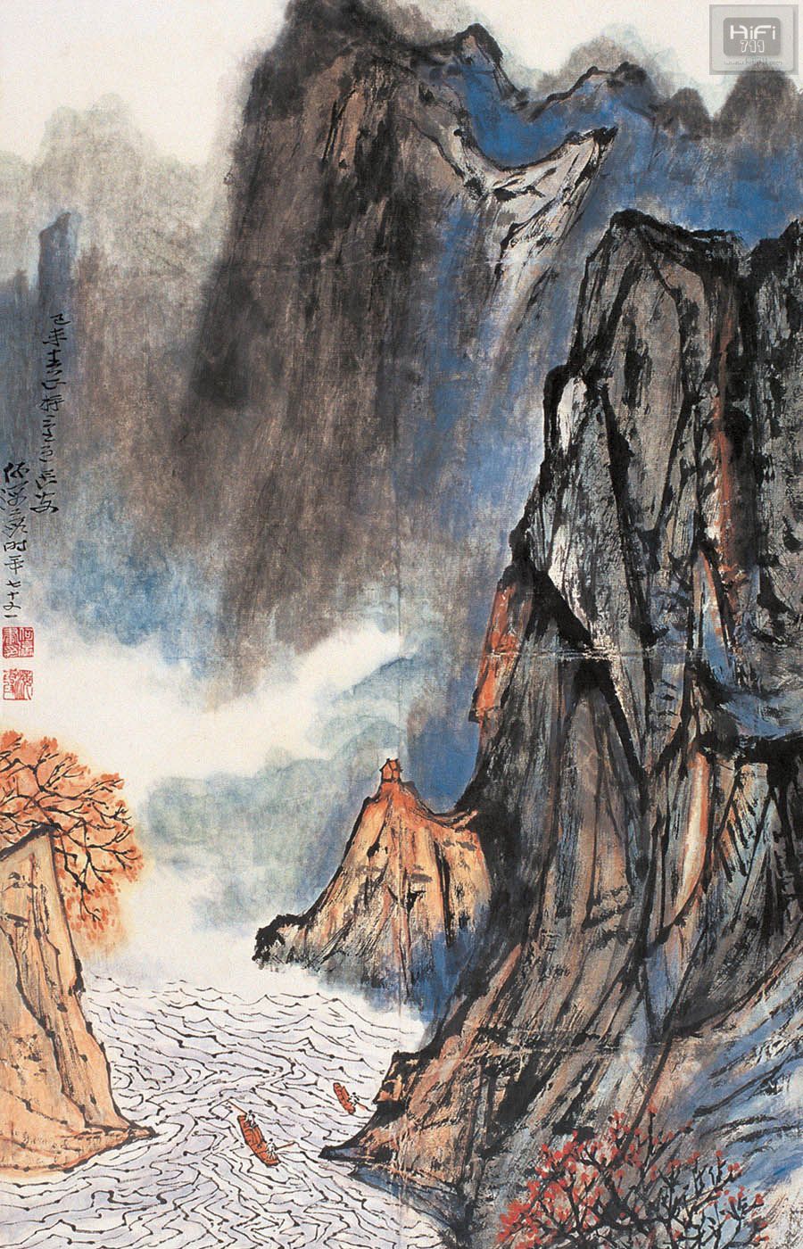 传世经典:立意新奇笔力雄健,现代画家何海霞山水画欣赏