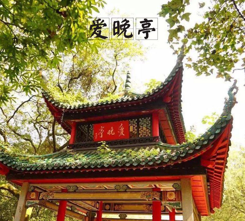 「中国古建筑图集」No.019——爱晚亭|爱晚亭|杜牧|山行_新浪新闻