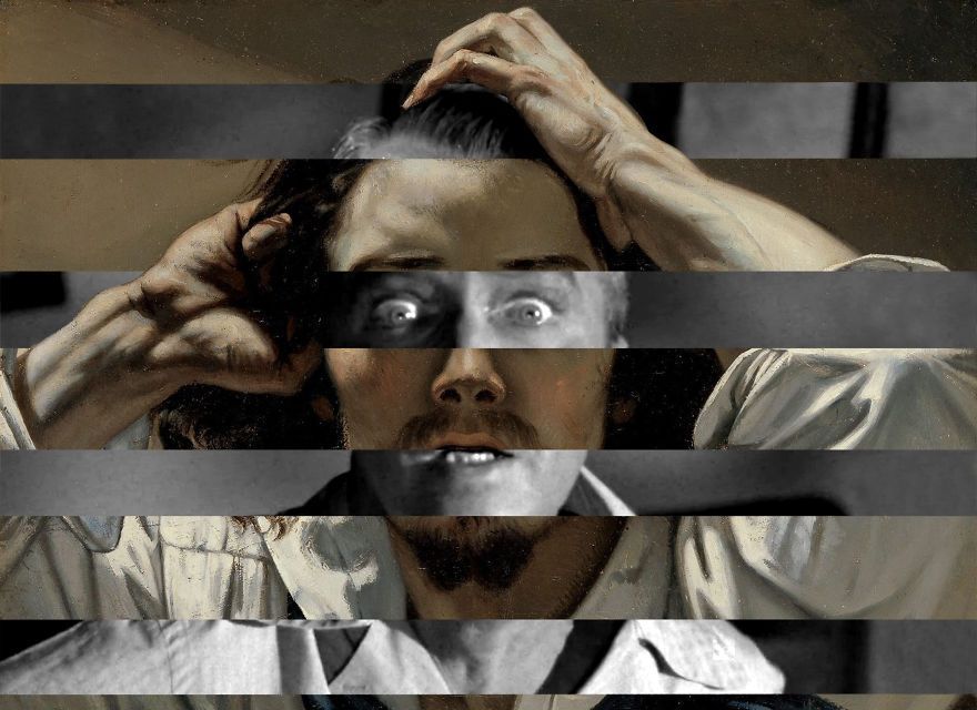 库尔贝的画作《绝望的人》和詹姆斯·斯图尔特4.