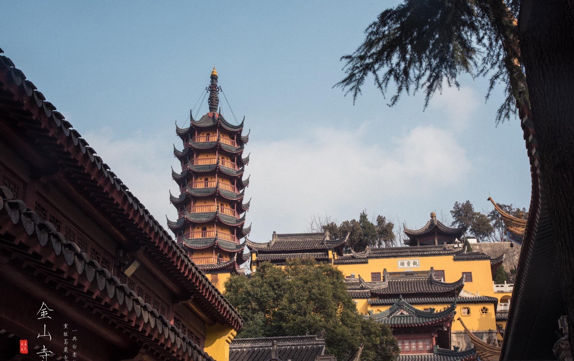 从黄昏的金山寺,走到深夜的扬州