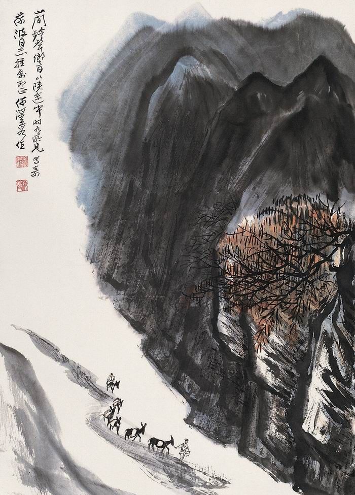 传世经典:立意新奇笔力雄健,现代画家何海霞山水画欣赏