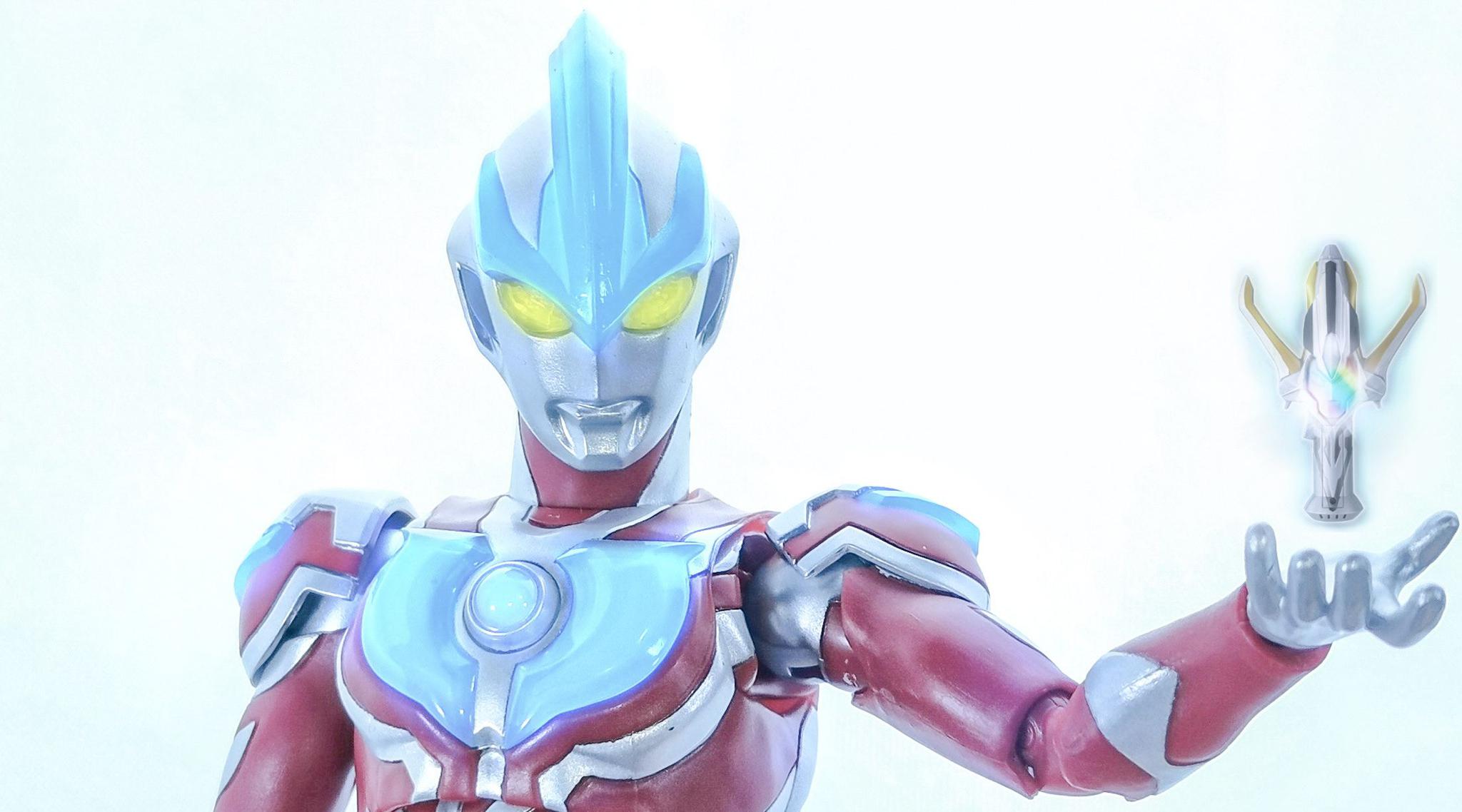 银河奥特曼shf特效拍摄,手办也有大片的效果,圆谷都不敢这么拍_高清