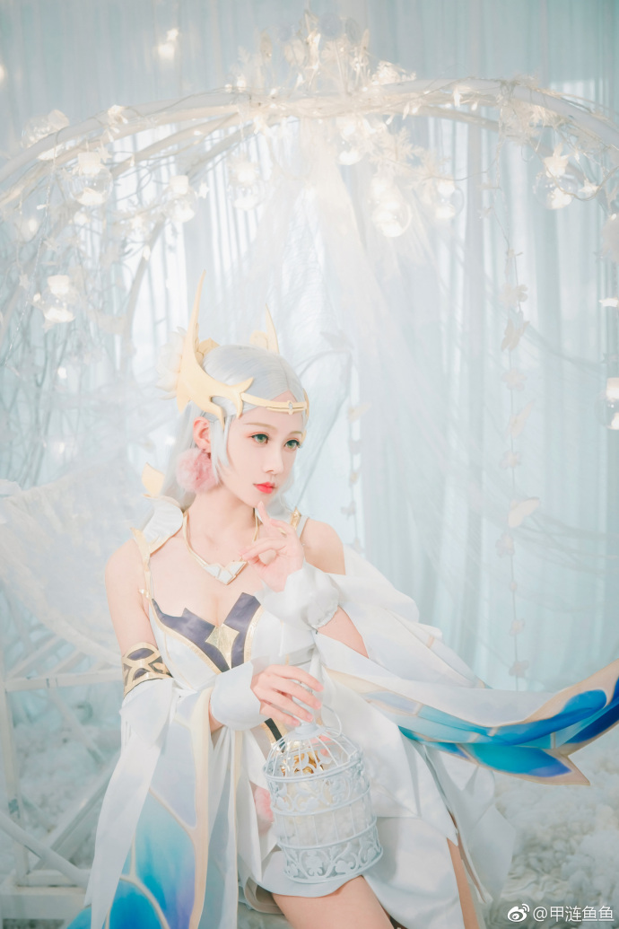 王者荣耀貂蝉逐梦之夏皮肤cos清冷貂蝉上线