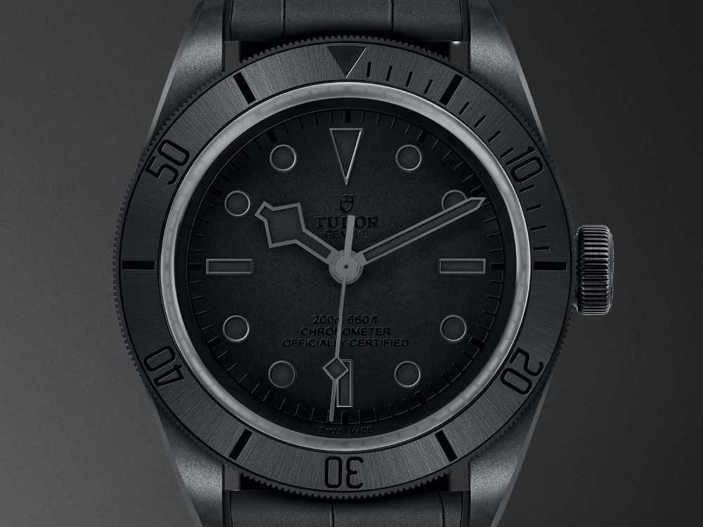 帝舵tudor 推出 black bay 纯黑陶瓷表壳腕表
